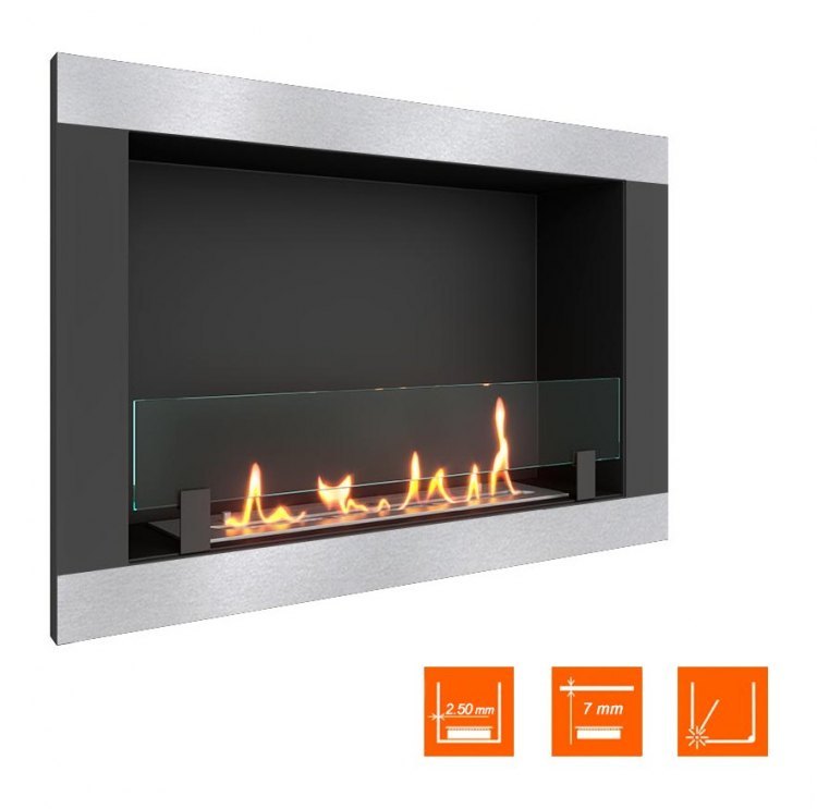 Биокамин в нишу SteelHeat ONE-H 800 (Стекло)