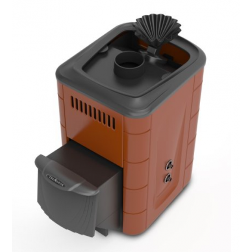 Дровяная печь для бани TMF Гейзер Мини 2016 Carbon ДА ЗК ТО терракота