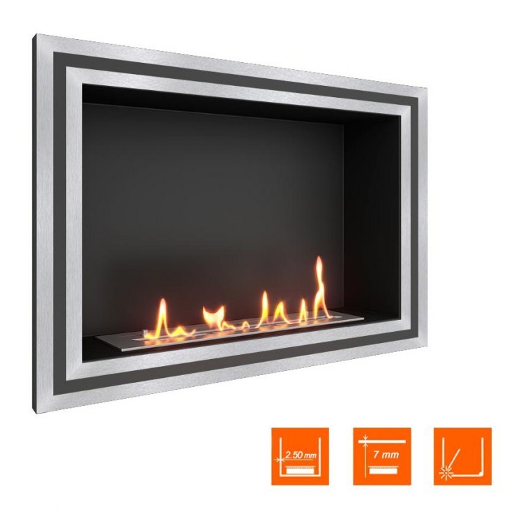 Биокамин в нишу SteelHeat ONE-D 800 (Стандарт)