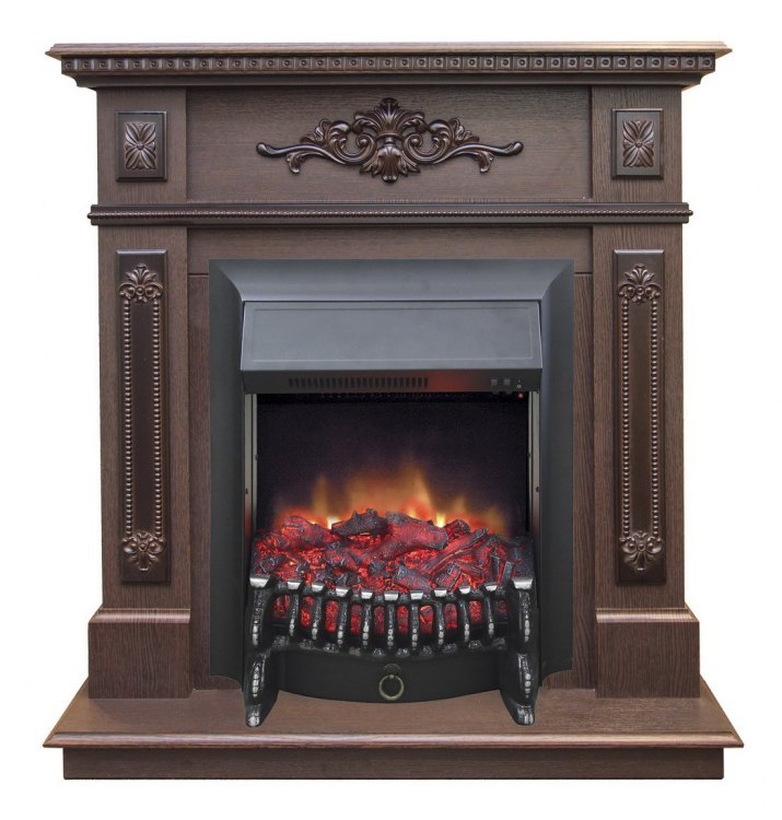 Электрокамин Lilian DN с очагом Fobos Lux BL S