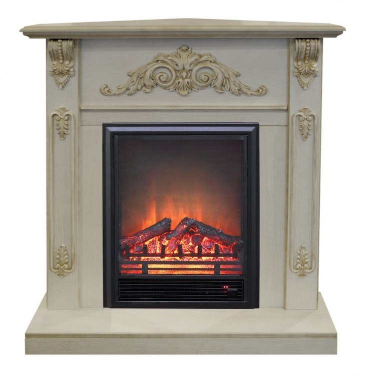 Электрокамин RealFlame Anita Corner (угловой) WT с Eugene