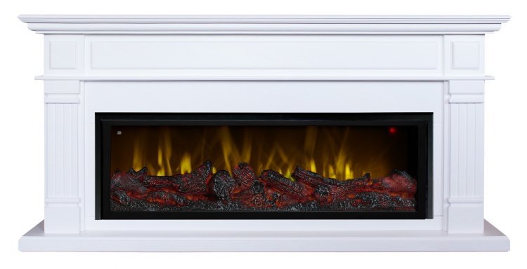 Электрокамин RealFlame Islandia WT с очагом Beverly