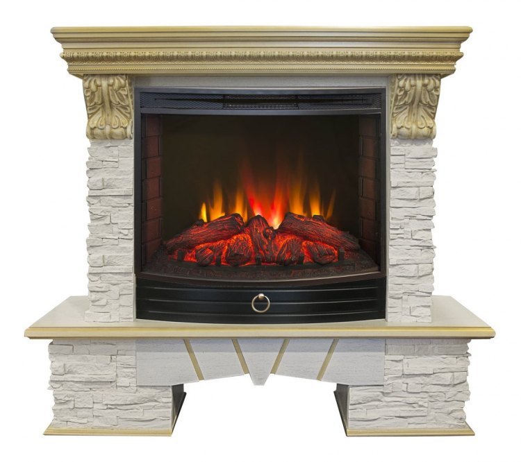 Электрокамин Rockland LUX 25,5 WT с Evrika 25,5