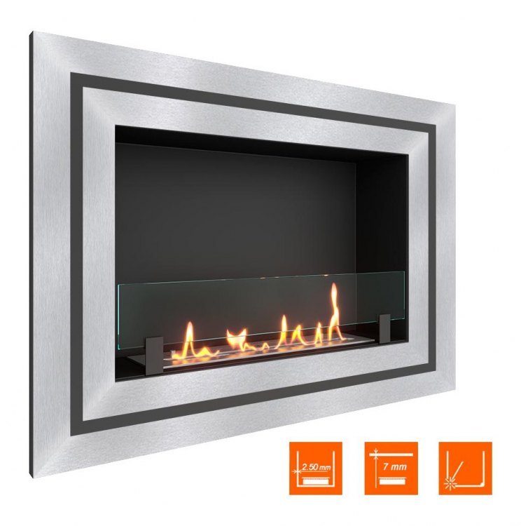 Биокамин в нишу SteelHeat GRAND-D 900 (Стекло)