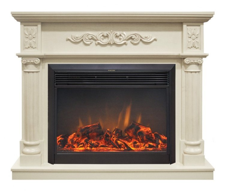 Электрокамин RealFlame Silvia 26 WT с Moonblaze Lux BL S