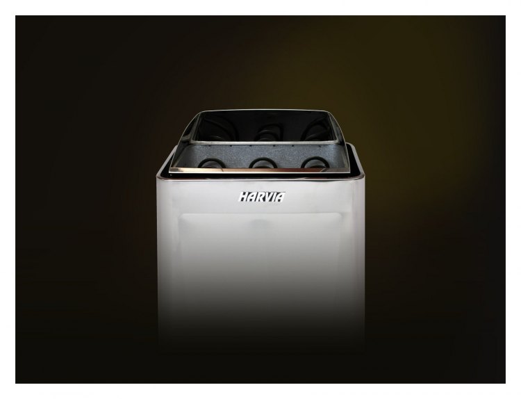 Электрическая печь для сауны Harvia Trendi KIP-90 Steel (встроенное управление)