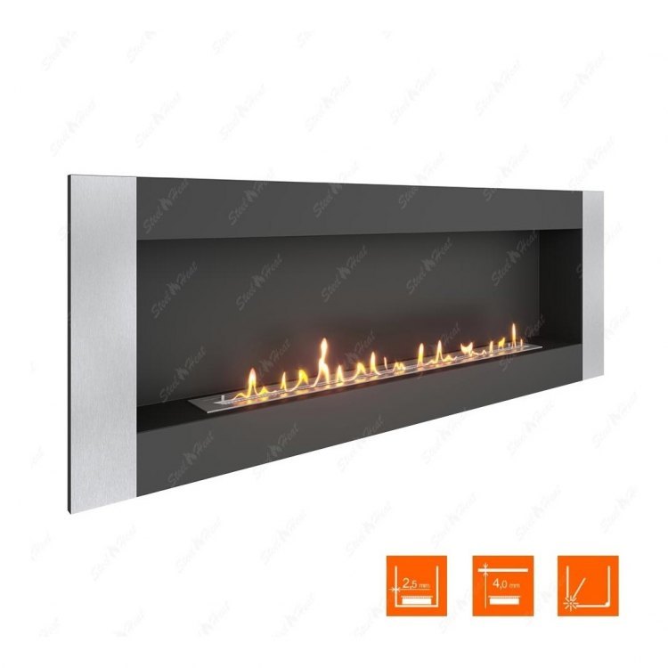 Биокамин в нишу SteelHeat GRAND-V 1800 (Стандарт)