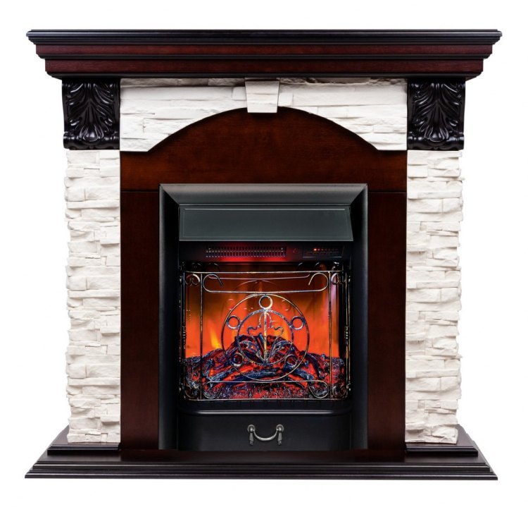 Электрокамин RealFlame Dublin Lux AO с Majestic Lux BR S