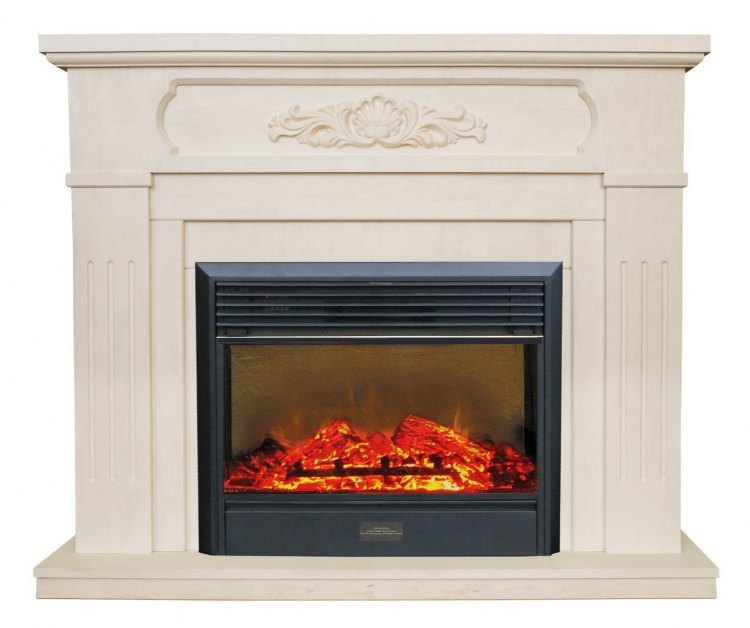 Электрокамин RealFlame Malta 26 WT с MoonBlaze S LUX BL