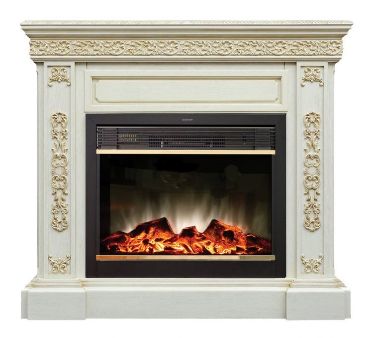 Электрокамин RealFlame Ekaterina WT с Moonblaze LUX BR