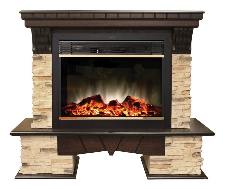 Электрокамин Rockland 26 AO с Moonblaze Lux BR S