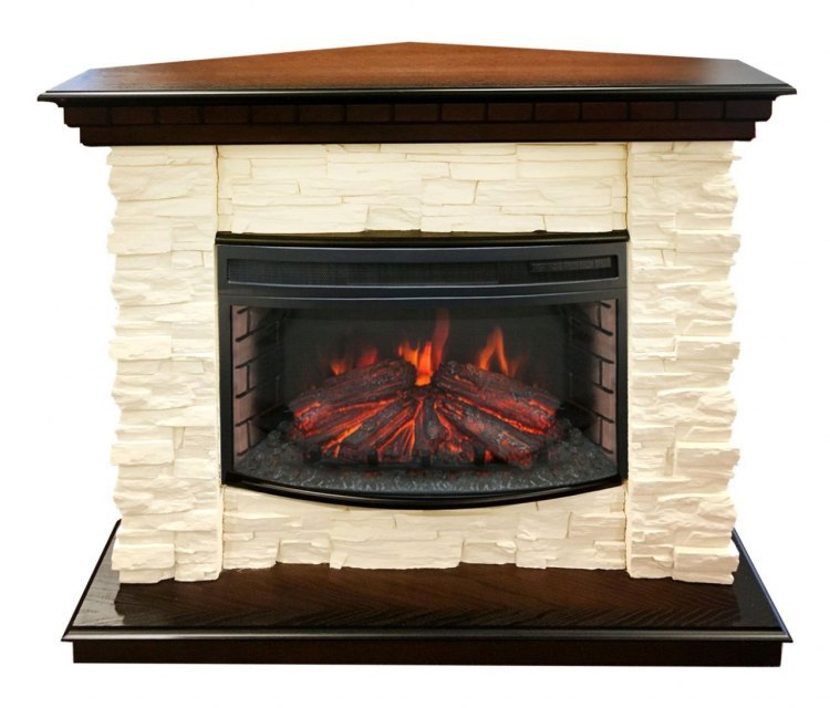 Электрокамин RealFlame Elford Corner 25 AO с FireField 25 SIR
