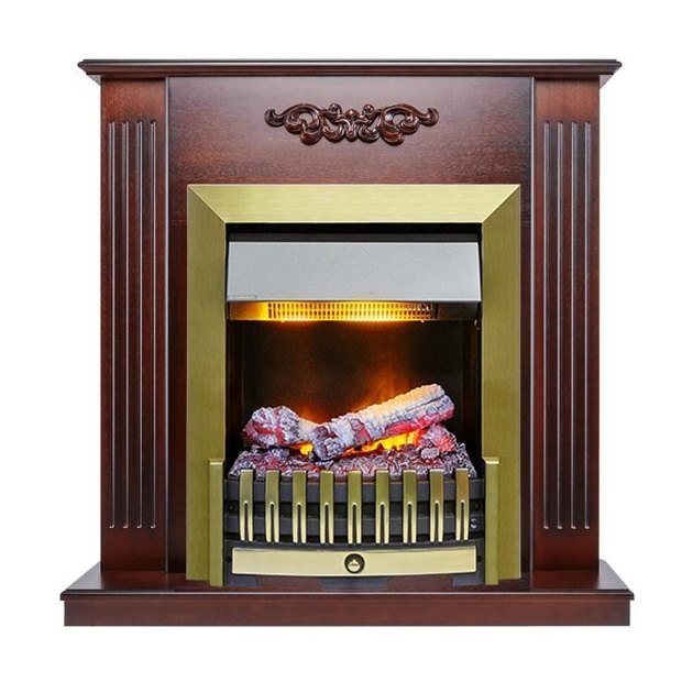 Каминокомплект Lumsden - Махагон коричневый антик с очагом Danville Antique Brass FB2