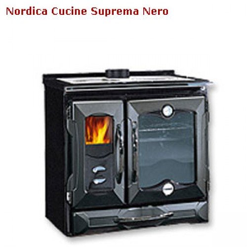 Отопительно-варочная печь La Nordica TermoSuprema Compact Nero D.S.A.