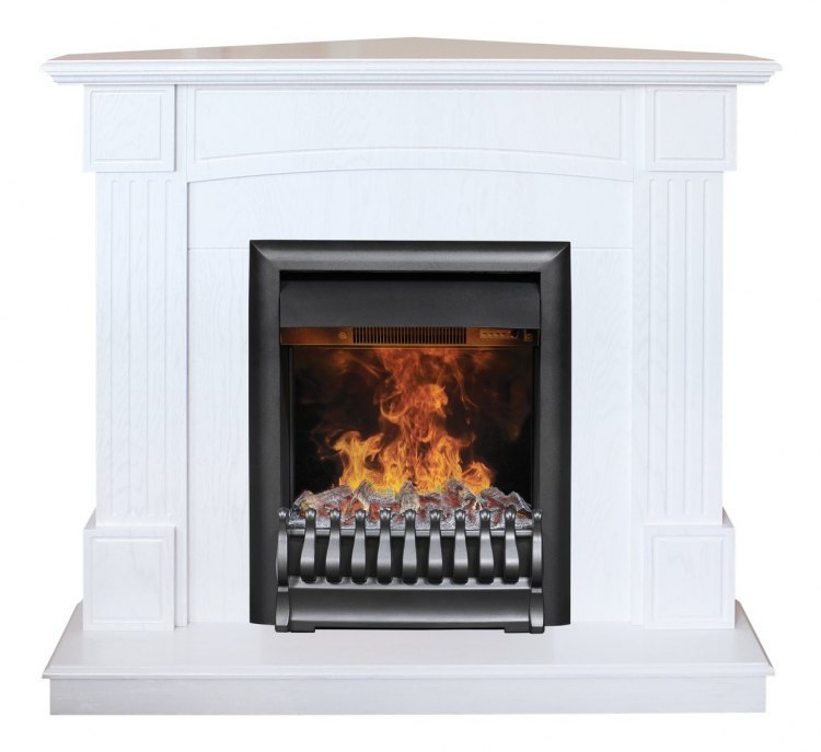 Электрокамин Andrea Corner STD c очагом 3D Oregan