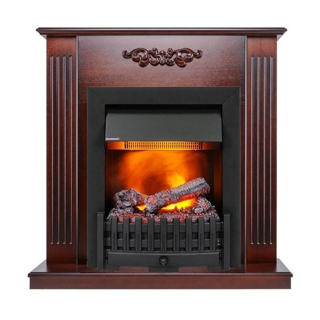 Каминокомплект Lumsden - Махагон коричневый антик с очагом Danville Black FB2