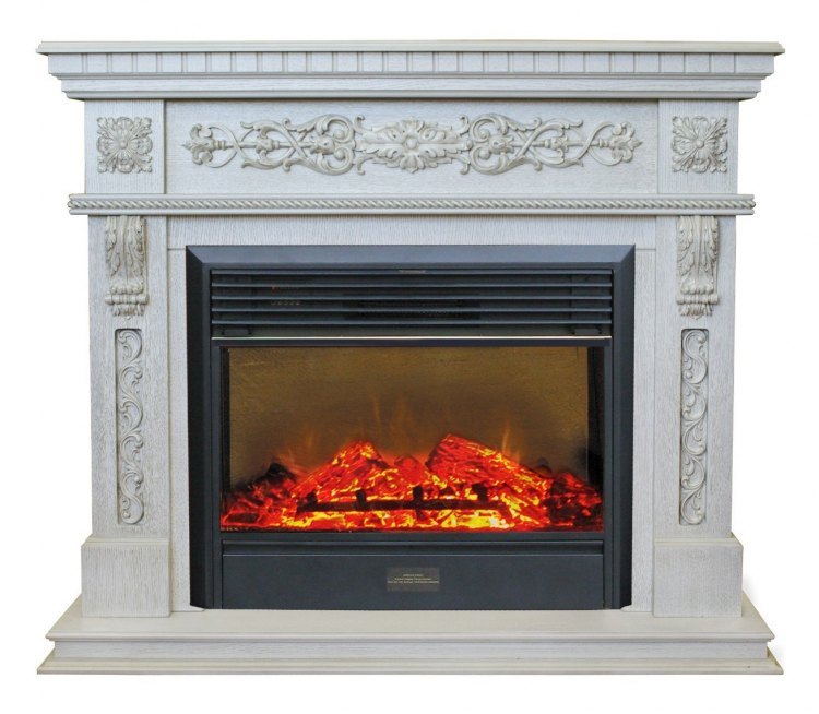 Электрокамин RealFlame Estella 26 WT с MoonBlaze S LUX BL