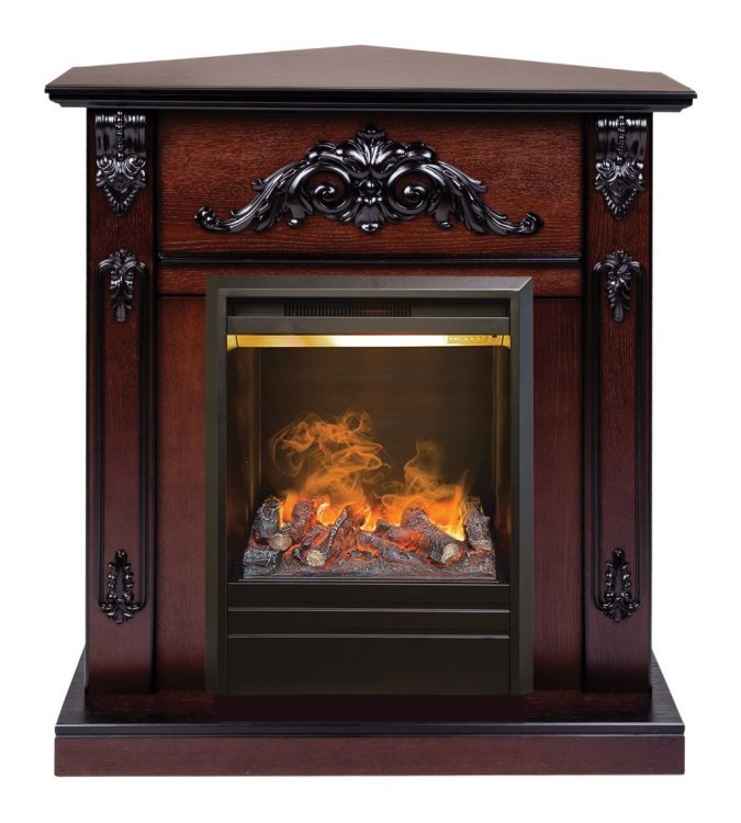 Электрокамин Anita corner AO c очагом 3D Oregan