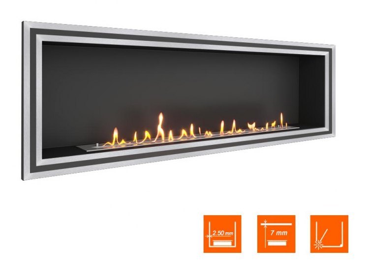 Биокамин в нишу SteelHeat ONE-D 1700 (Стандарт)