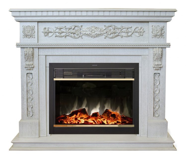 Электрокамин RealFlame Estella 26 WT с MoonBlaze S LUX BR