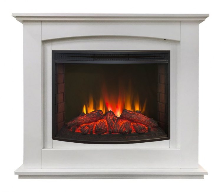 Электрокамин RealFlame CANADA с подсветкой 25,5 WT c Evrika 25,5