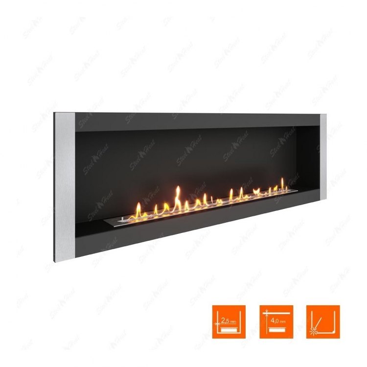 Биокамин в нишу SteelHeat ONE-V 1700 (Стандарт)