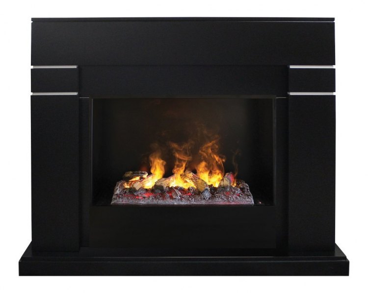 Электрокамин RealFlame Lindelse 26 BL 3D Cassette 630 + Black вставка