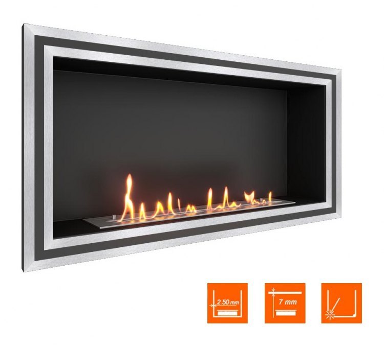 Биокамин в нишу SteelHeat ONE-D 1100 (Стандарт)