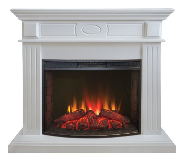 Электрокамин RealFlame Leda 25,5 WT с Evrika 25,5
