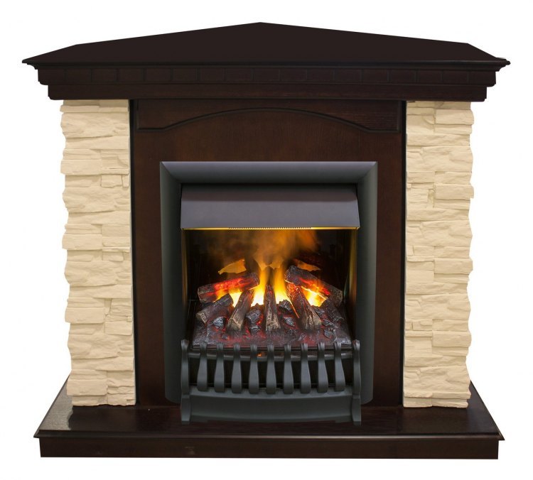 Электрокамин Elford Corner AO c очагом 3D Oregan