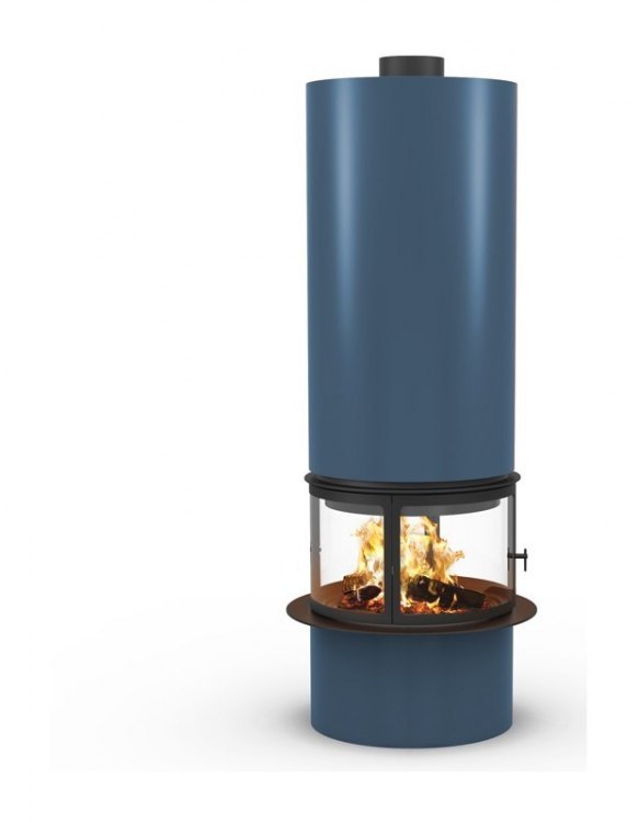 Камин DIAMANTE CENTRAL RAL, со стеклом (Traforart)