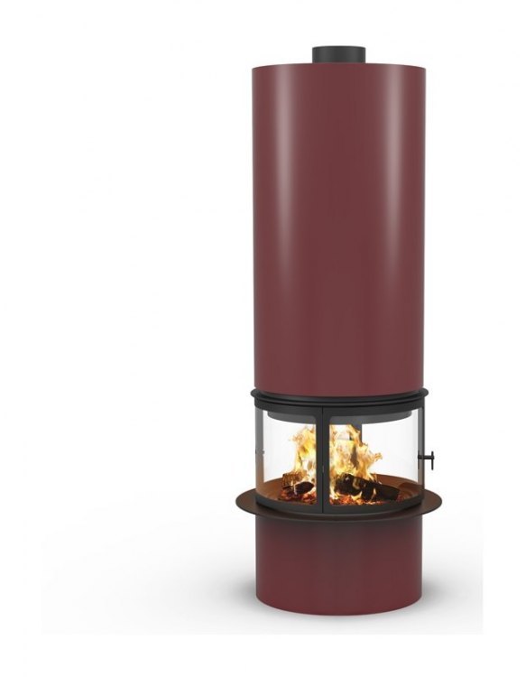 Камин DIAMANTE CENTRAL RAL, со стеклом (Traforart)