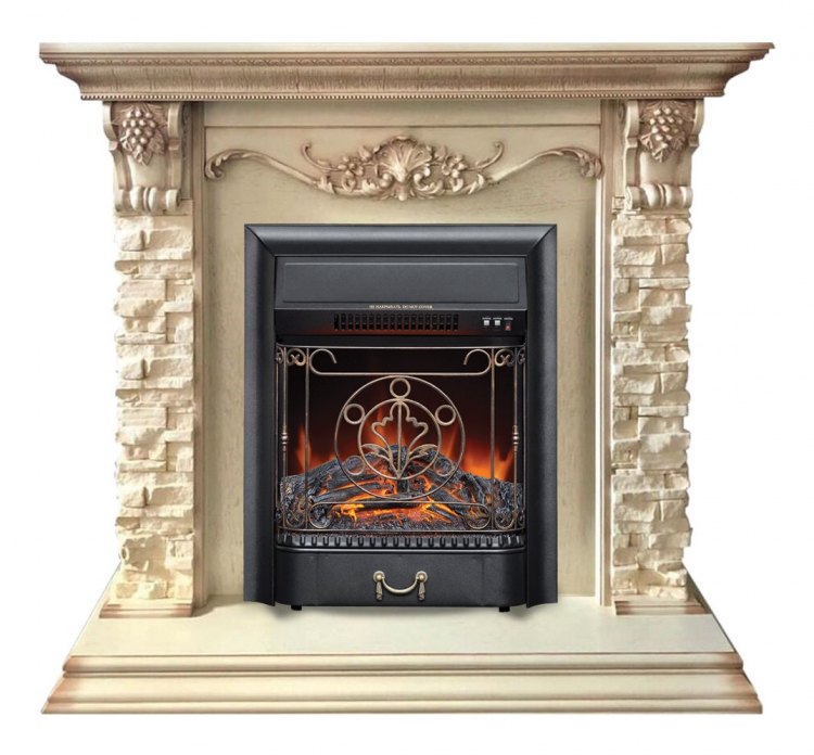 Электрокамин Patricia WT с очагом Majestic Lux Black