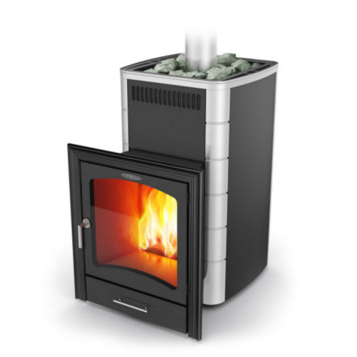 Дровяная печь для бани TMF Калина Inox БСЭ антрацит НВ ПРА