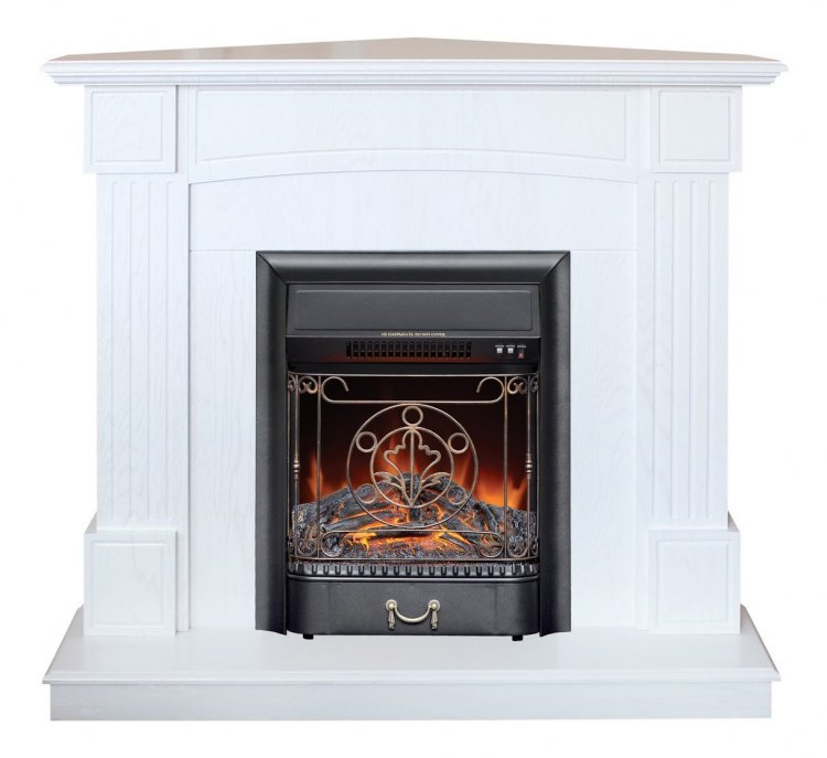 Электрокамин ANDREA Corner WT с Majestic BL Lux S