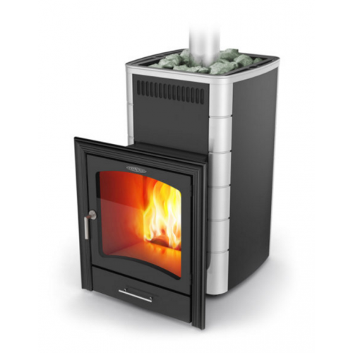 Дровяная печь для бани TMF Калина Inox БСЭ ТО антрацит НВ ПРА