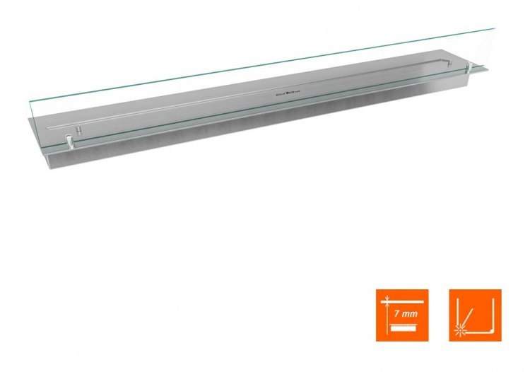 Топливный блок SteelHeat LINE GLASS 1200