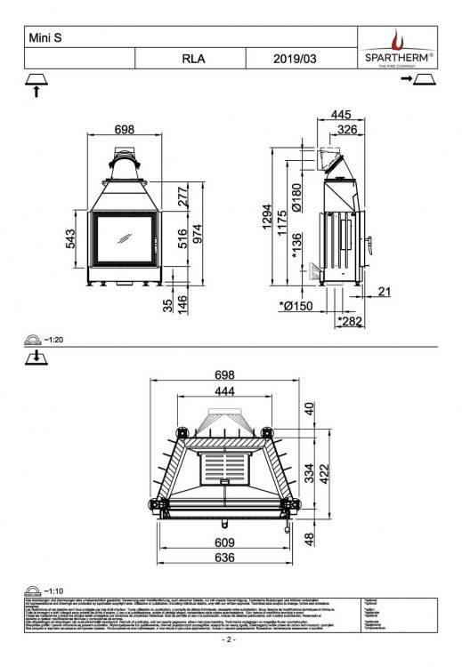 Каминная топка Spartherm Mini S 4S