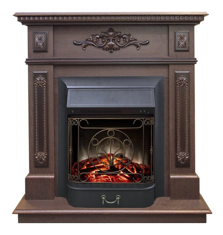 Электрокамин Lilian DN с очагом Majestic Lux BL S
