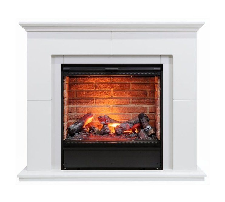 Каминокомплект Suite -  Алебастр с очагом Engine 56-600 BB