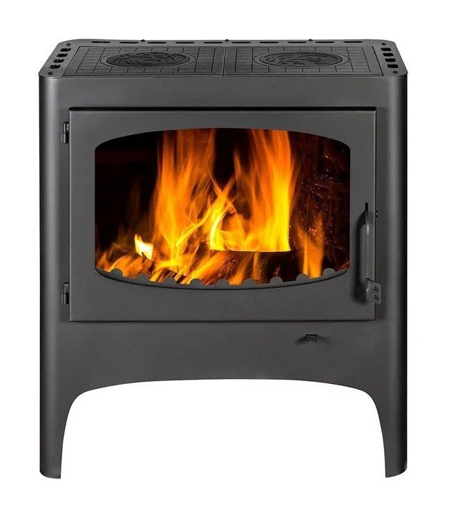 Печь-камин ЭкоКамин Бавария ЭКО с плитой 2 конфорки (ПК 168)