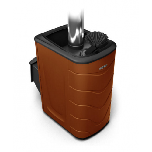 Дровяная печь для бани TMF Гейзер 2014 Carbon ДА ЗК терракота