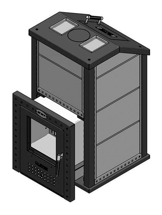 Дровяная печь для бани Klover RT RT-20P Серпентинит (дровяная)