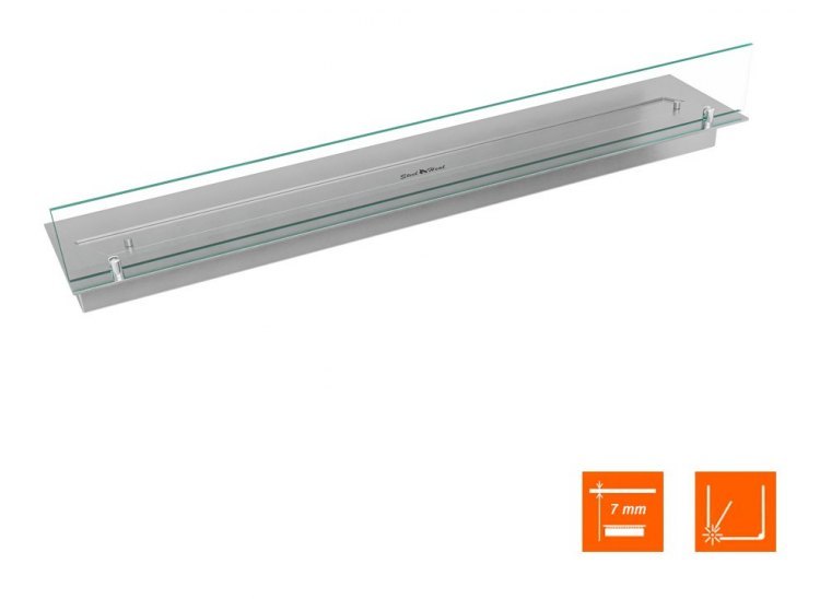 Топливный блок SteelHeat LINE GLASS 1000
