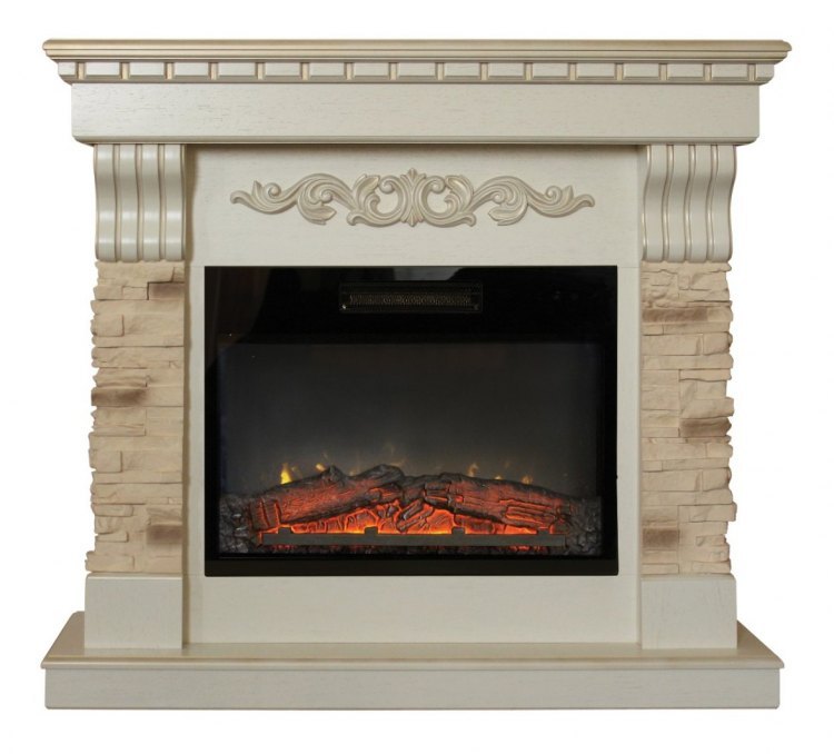 Электрокамин RealFlame Marseille Luxe WT c Kendal 24