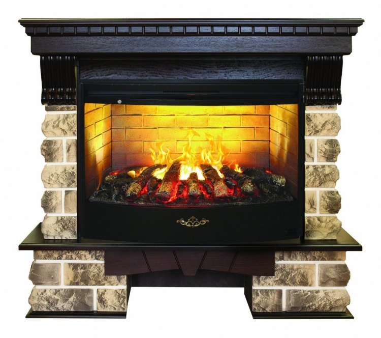 Электрокамин RealFlame Kansas 33 AO c FireStar 33 3D