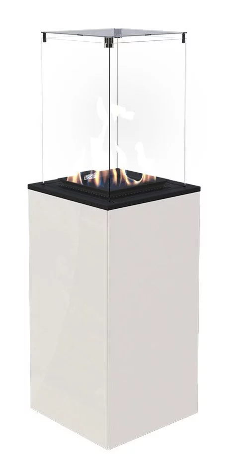 Газовый нагреватель Kratki PATIO mini, M/B (белое стекло)