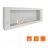 Биокамин SteelHeat WALL LONG 1500 белый (Стекло)