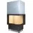 Каминная топка Hoxter Ecka 67/45/51Lh (Rh) Стальной теплообменник с вертикальным выходом