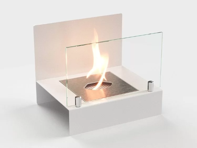 Биокамин Lux Fire Афиша M белый